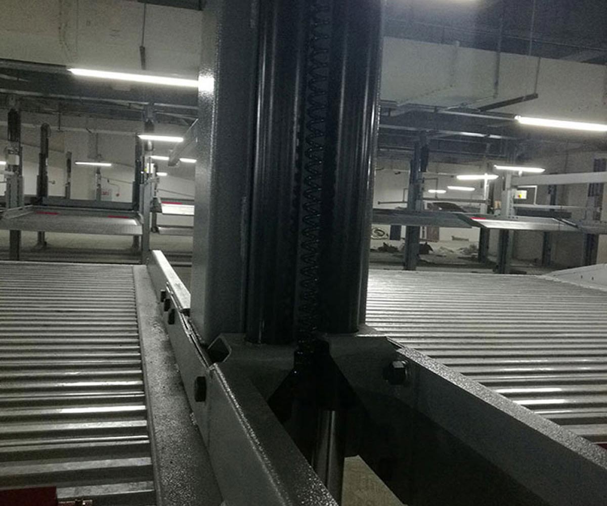湖南兩層升降停車立體車庫改造