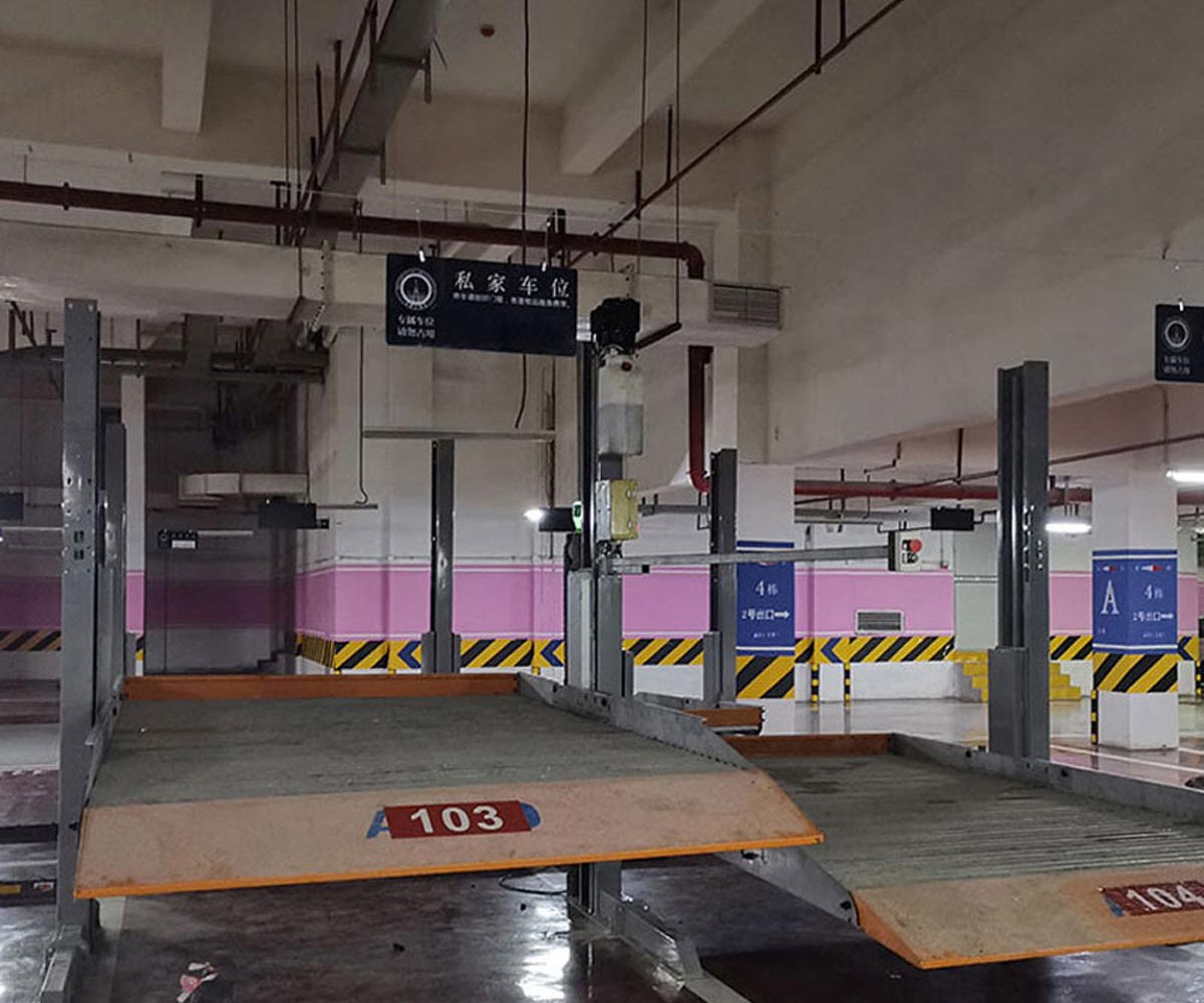 鄉(xiāng)城二層升降橫移式機(jī)械車位租賃