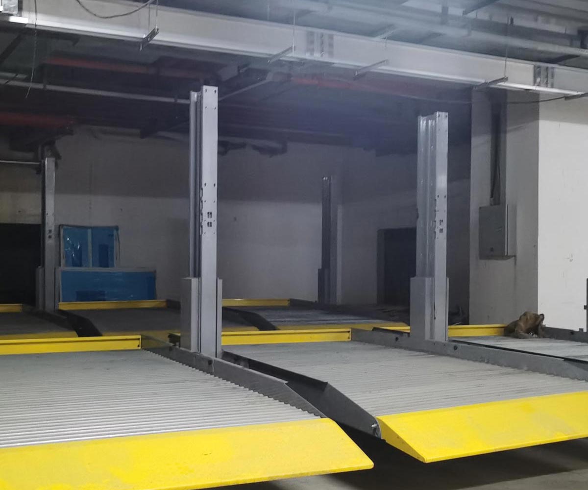 左右橫移機械式停車庫拆除