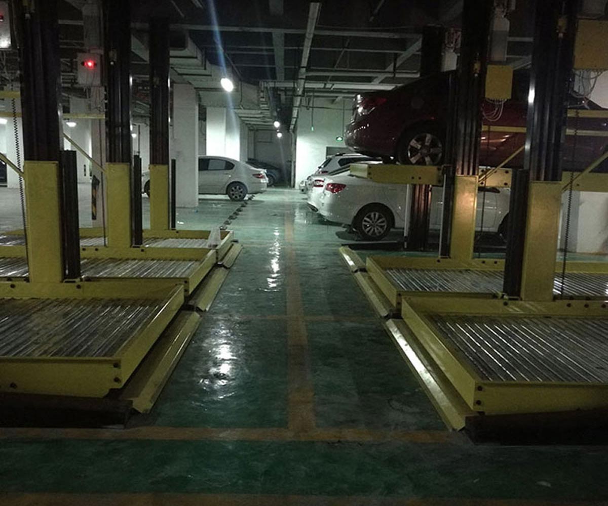 地下室升降式機(jī)械式停車設(shè)備過規(guī)劃