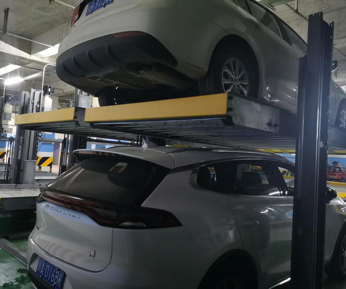靖遠地下室2層簡易升降機械停車場