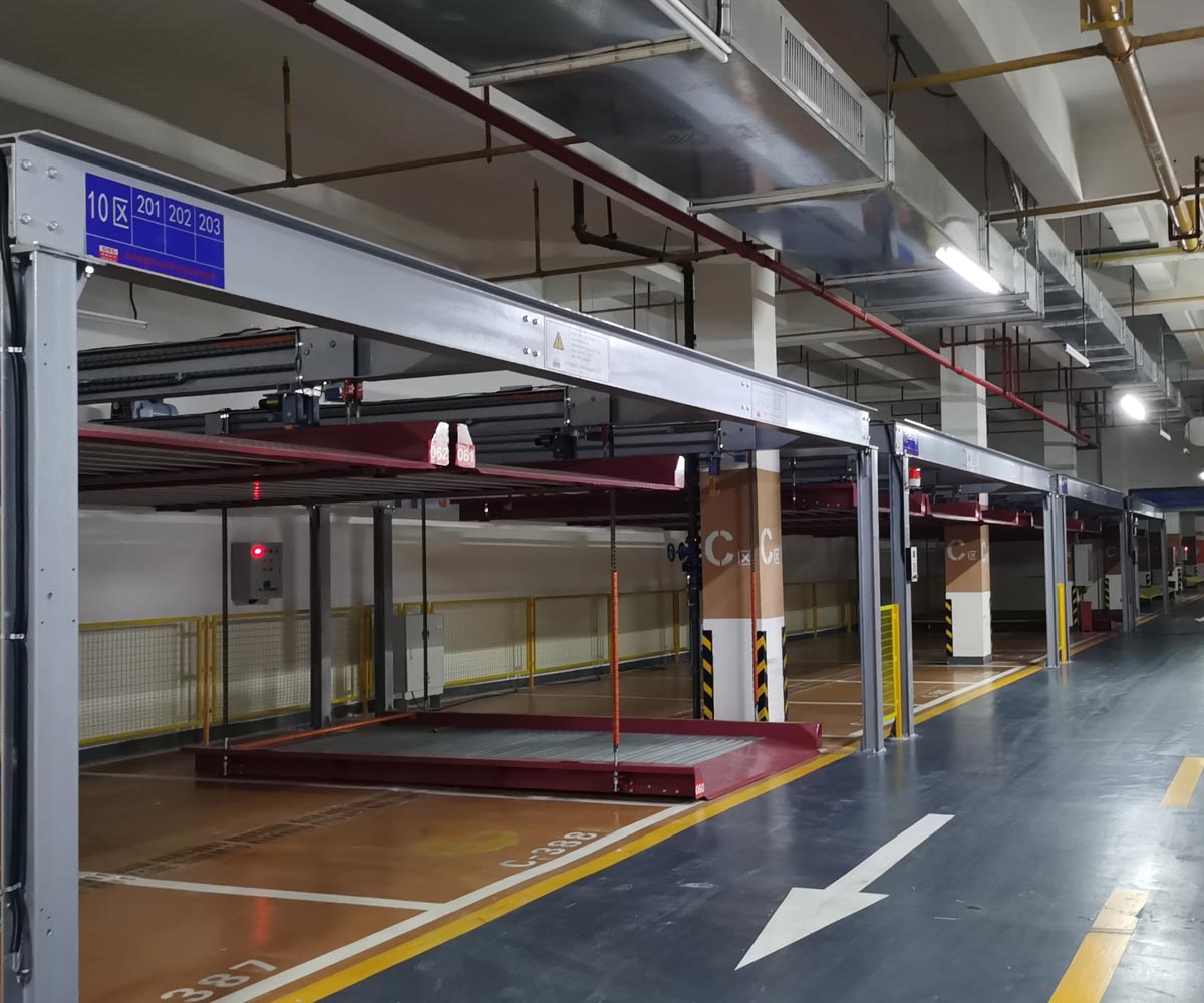 和政兩層升降式立體停車庫