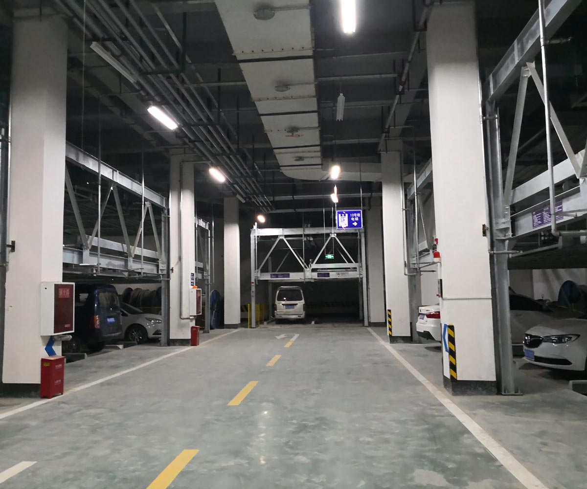 負(fù)二正二地坑式PSH4D2四層升降橫移機(jī)械式立體車庫設(shè)備