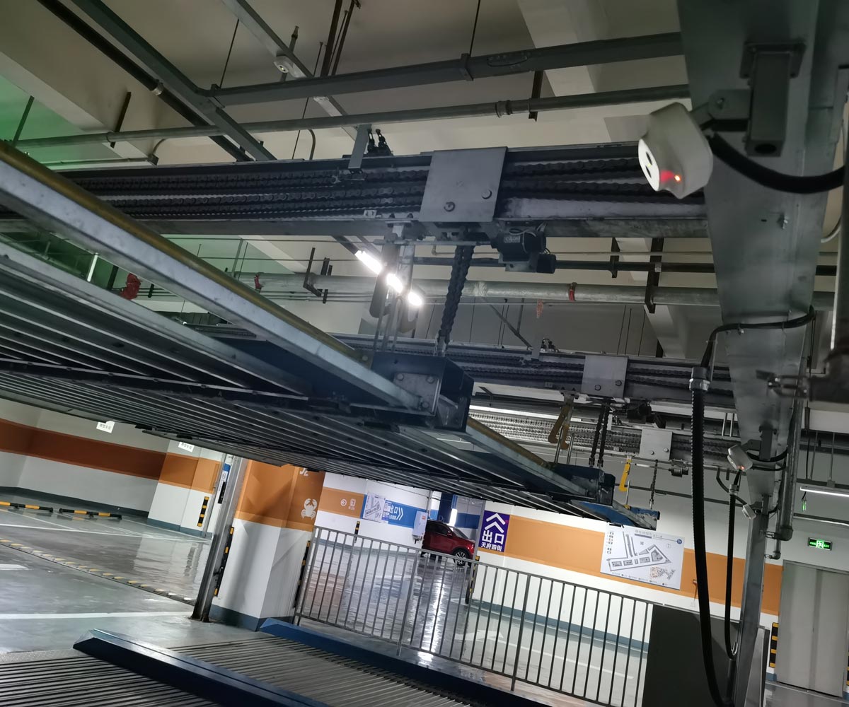 壤塘負一正三地坑PSH4D1四層升降橫移機械式立體車庫設備